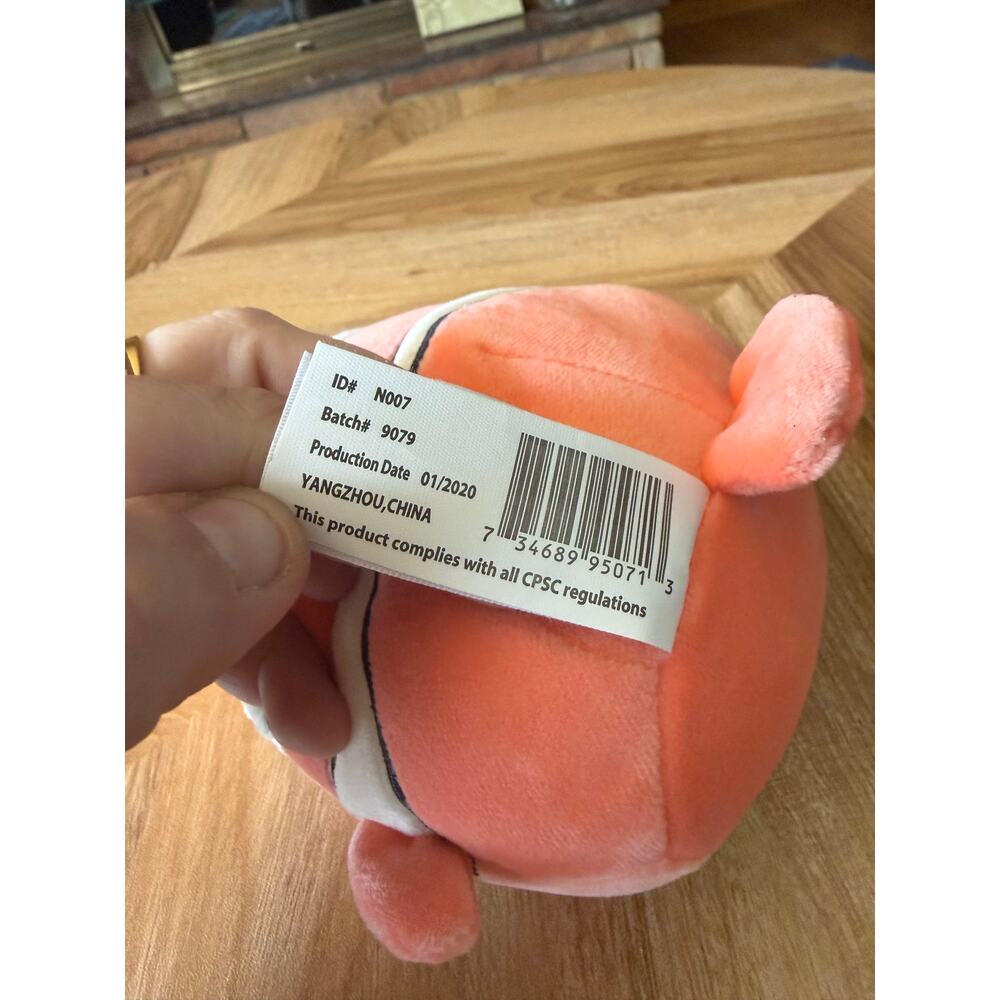 Squishmallow Ricky the Clown Fish Soft Stuffed Toy Sz. 5 in - Picture 4 of 5
